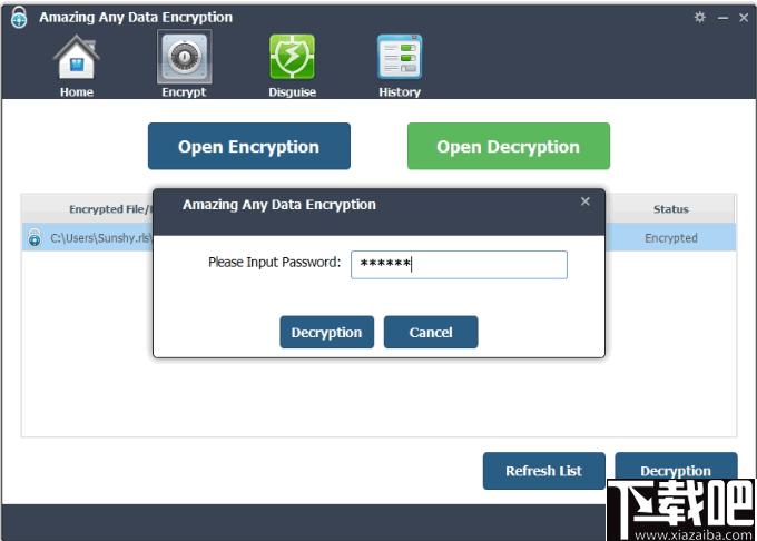 Amazing Any Data Encryption下载,文件加密,加密软件,文件解密